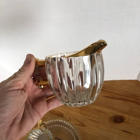 Vtg Janette Glass Creamer and Sugar Set - Picture 14 of 14